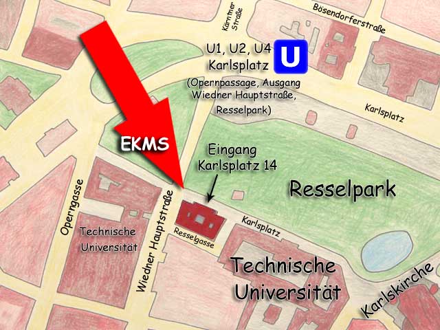 Lageplan der Schule